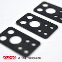 Junta NBR 70 Negra Con Agujeros