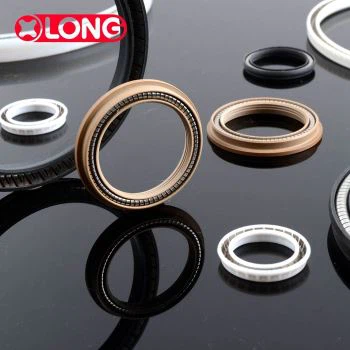 Sellos giratorios activados por resorte de PTFE