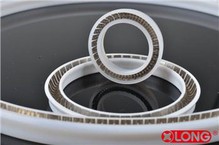 Sello de varilla energizado por resorte tipo PTFE V